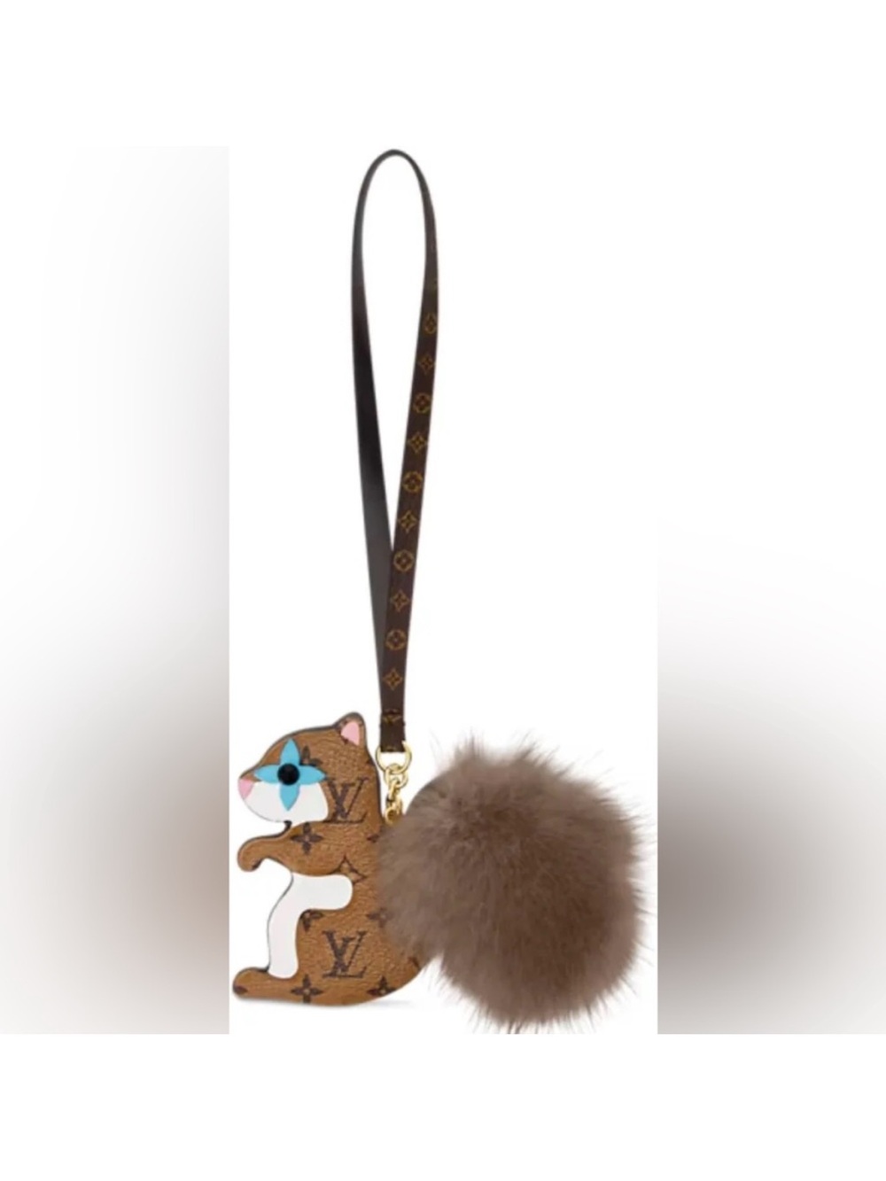 🐿️ Louis. Vuitton. Furry Friends Squirrel Purse Bag Charm